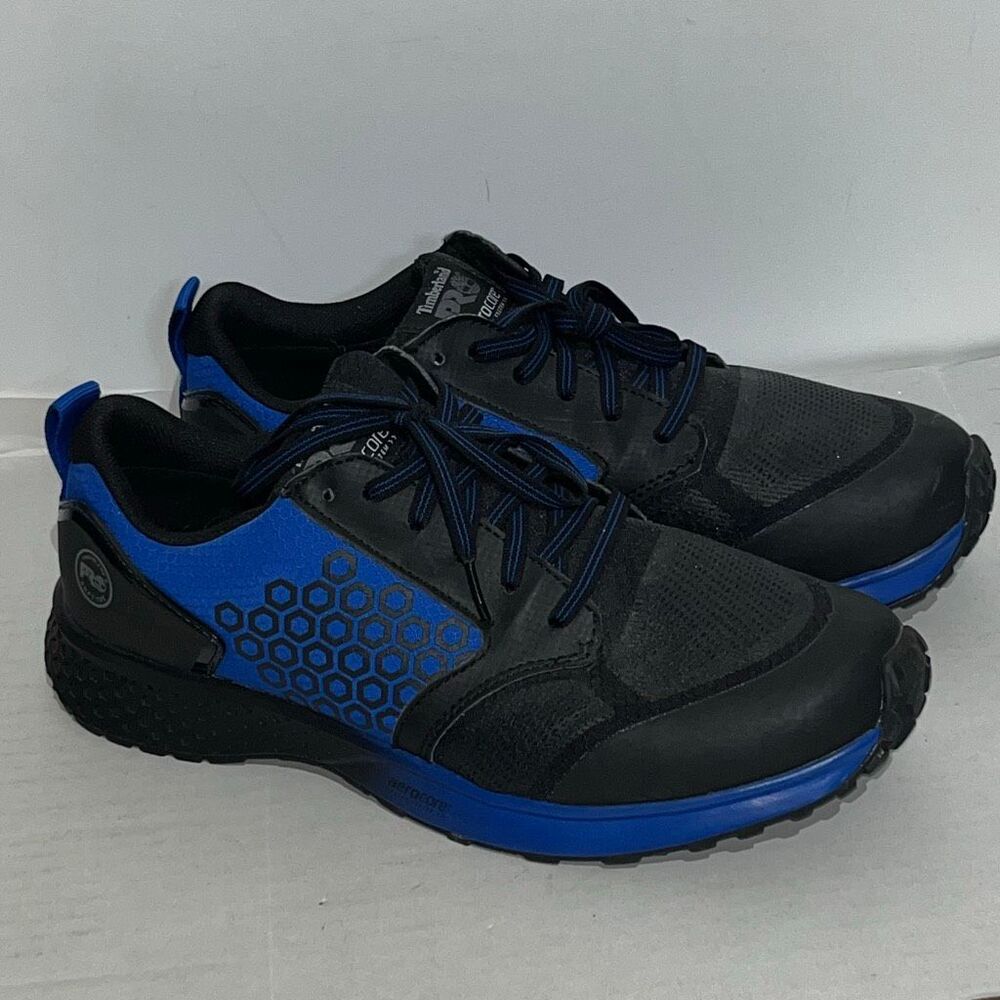 Timberland Men's Blue Black PRO Aerocore Energy Anti-Fatigue Athletic Shoes 9.5